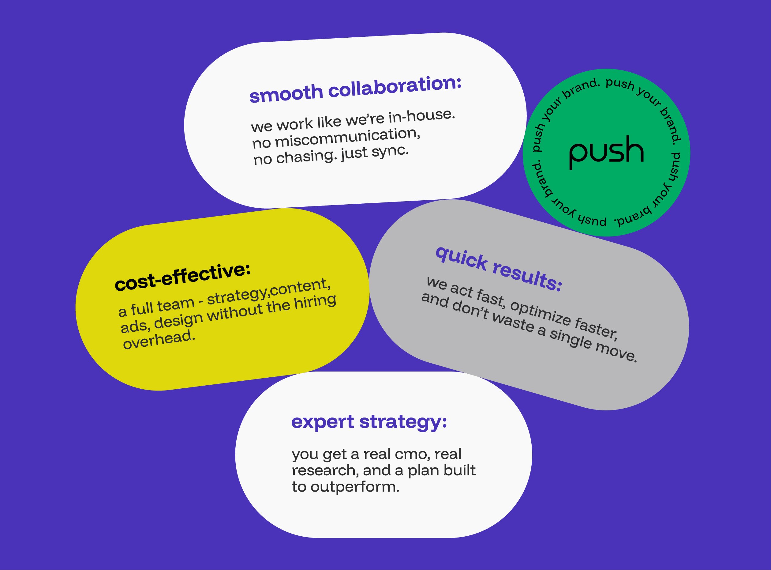 push agency advantages illustration