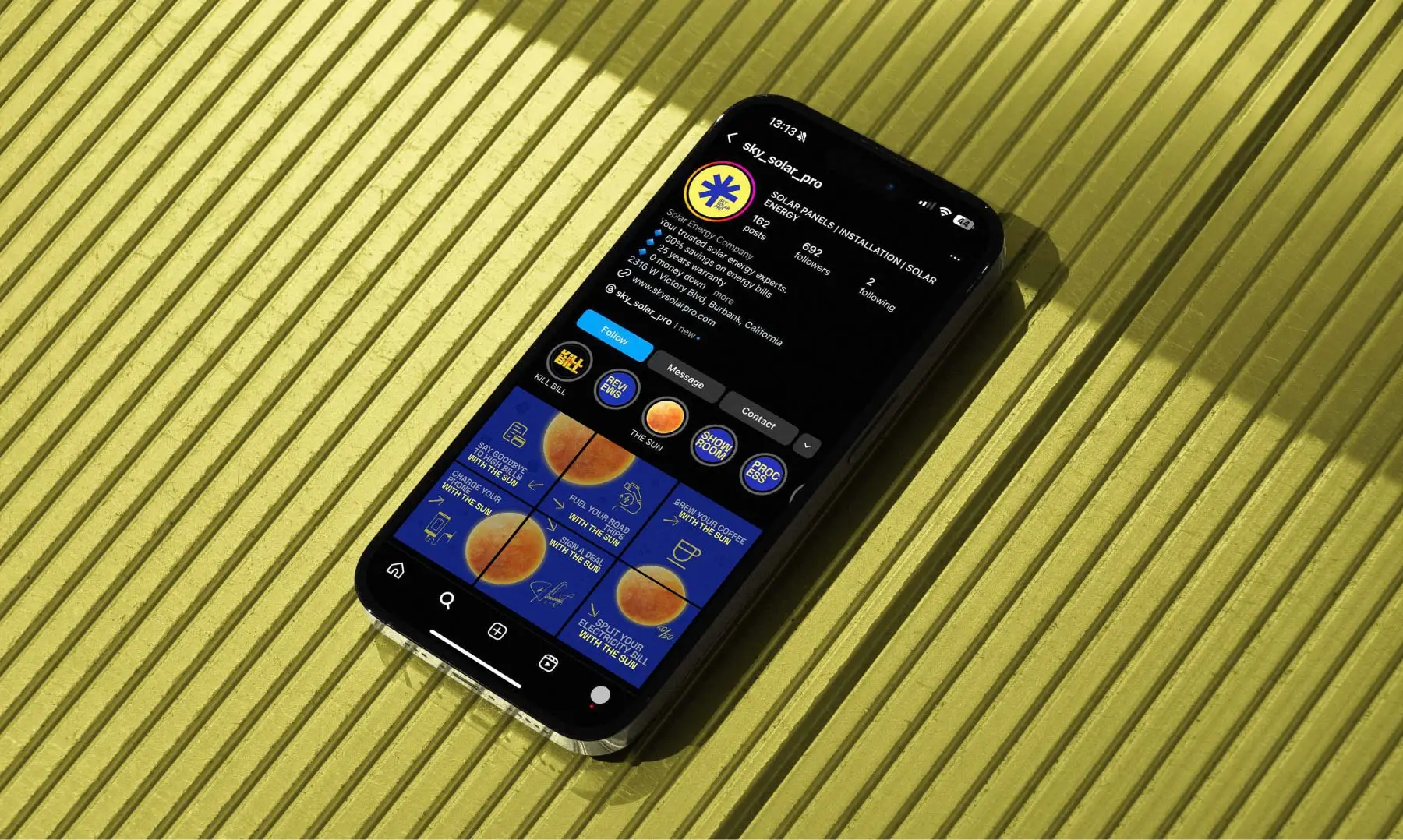 ‘with the sun’ campaign - second